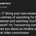 do your “research”