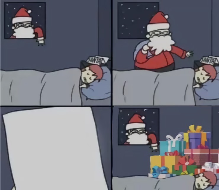 Template de Noël gratuit - meme
