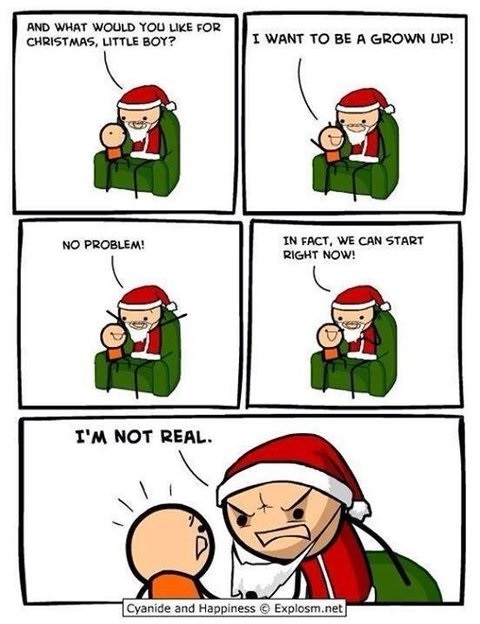 Santa is reel - meme