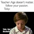Be like Toby