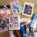 Found sum cards I had & one is worth $200 or better...