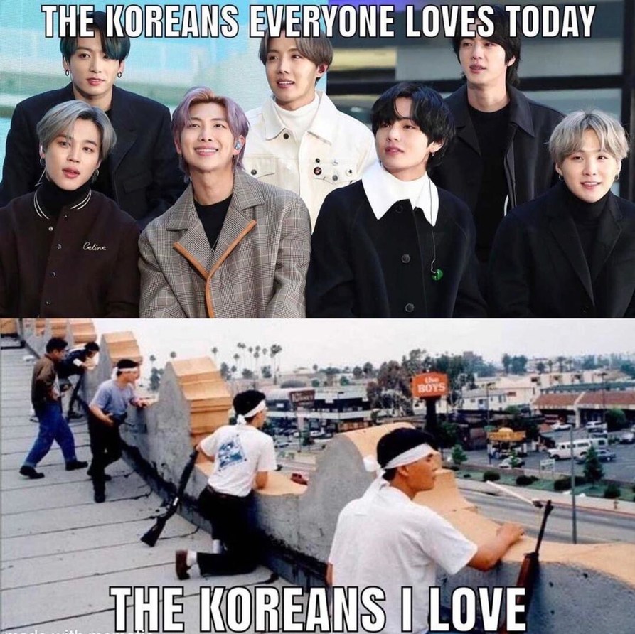 Roof Koreans best Koreans - meme