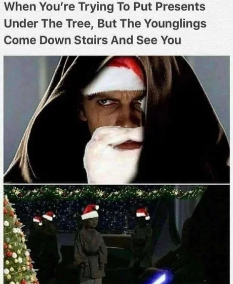 Prequels Christmas meme