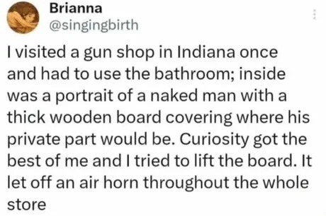 We got another poofter in the men's room - meme