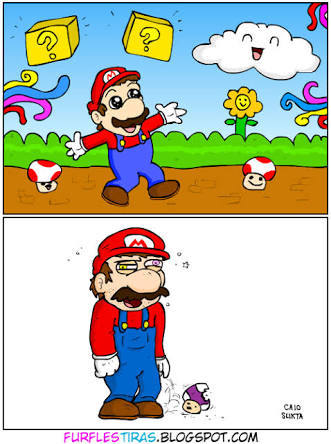 Mario tirinhas - meme