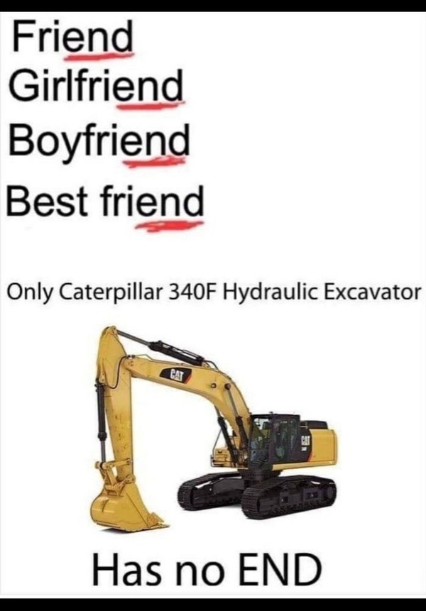 Caterpillar 340F Hydraulic Ecavatend - meme