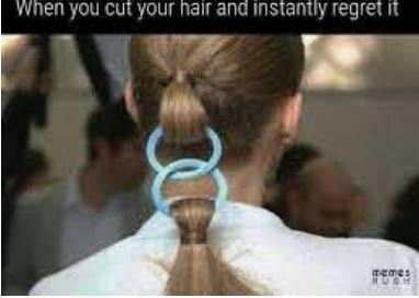 instant regret haircut - meme