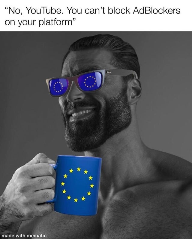 EU Gigachad - meme