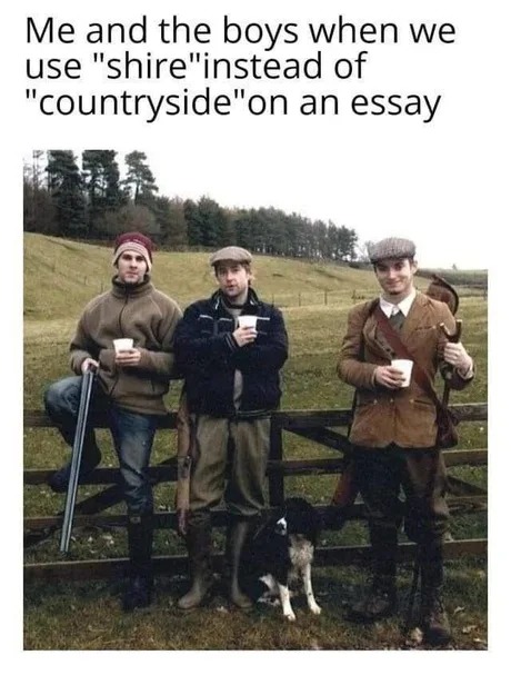 One day in the Shire - meme