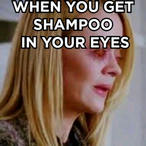 Shampoo troubles - meme
