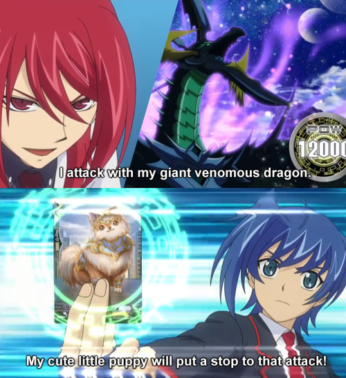 Anime is Cardfight Vanguard - meme