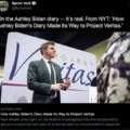 New York Times admits Ashley Biden's diary is real. Called it when they raided his ass