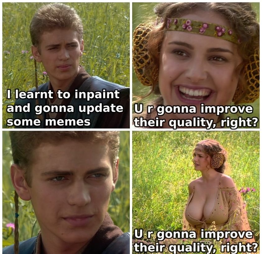 Padme gets Rickrolled, For the Better, Right?