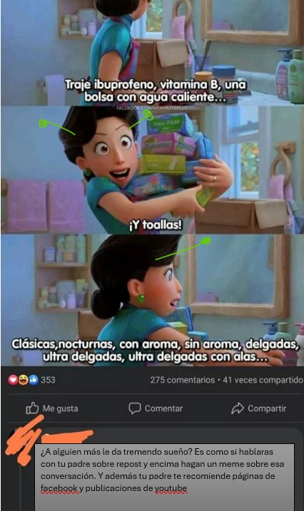 when tu papa y mama que solo usan ig, te mandan un meme (pd: lo se horrible edicion)