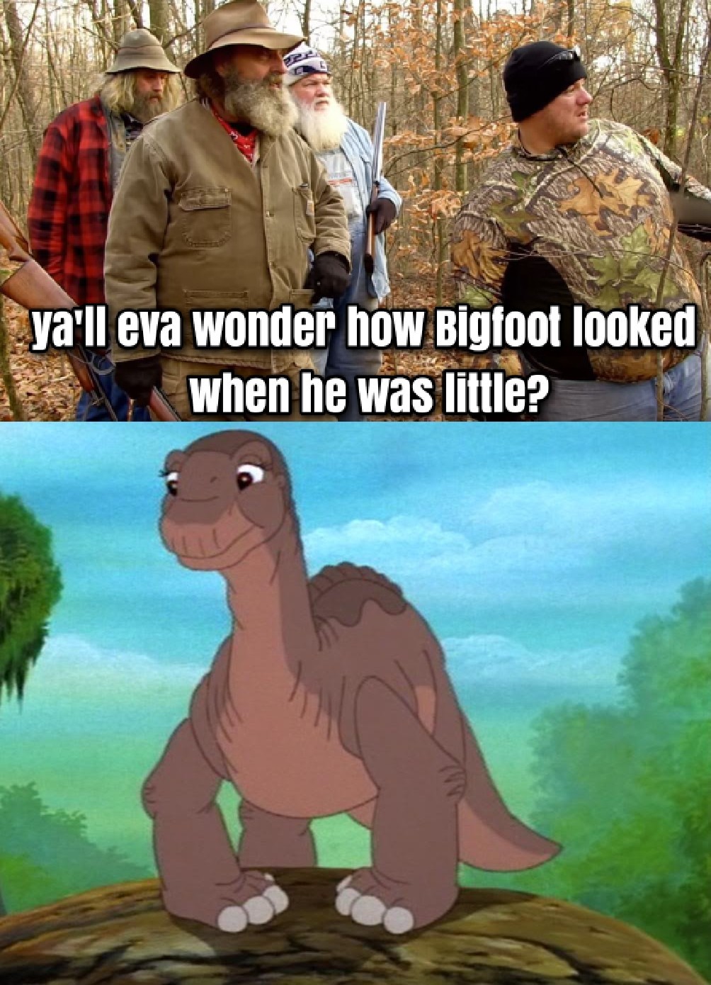 Land before time was the shit - meme