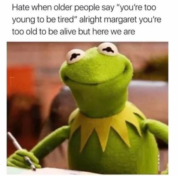 your to old im to young - meme