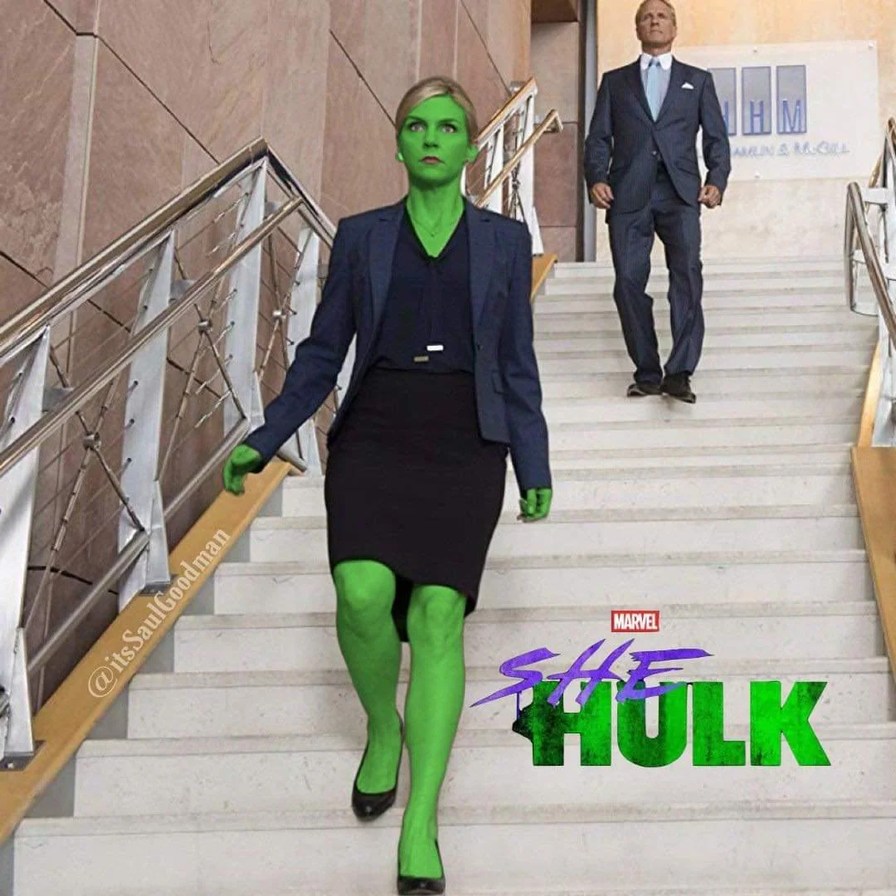 She Hulk si fuera buena serie - meme