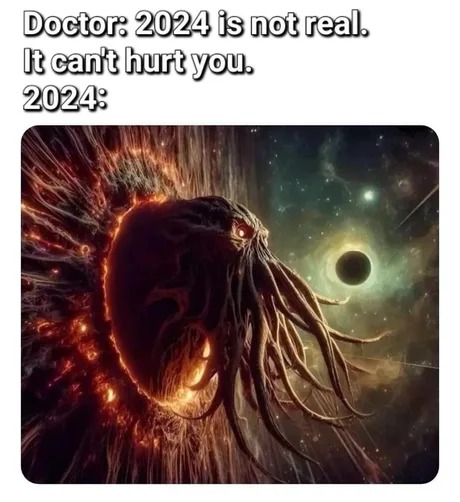 2024 is not real - meme