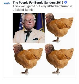 #ChickenTrump - meme
