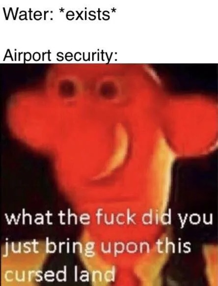 cursed water - meme