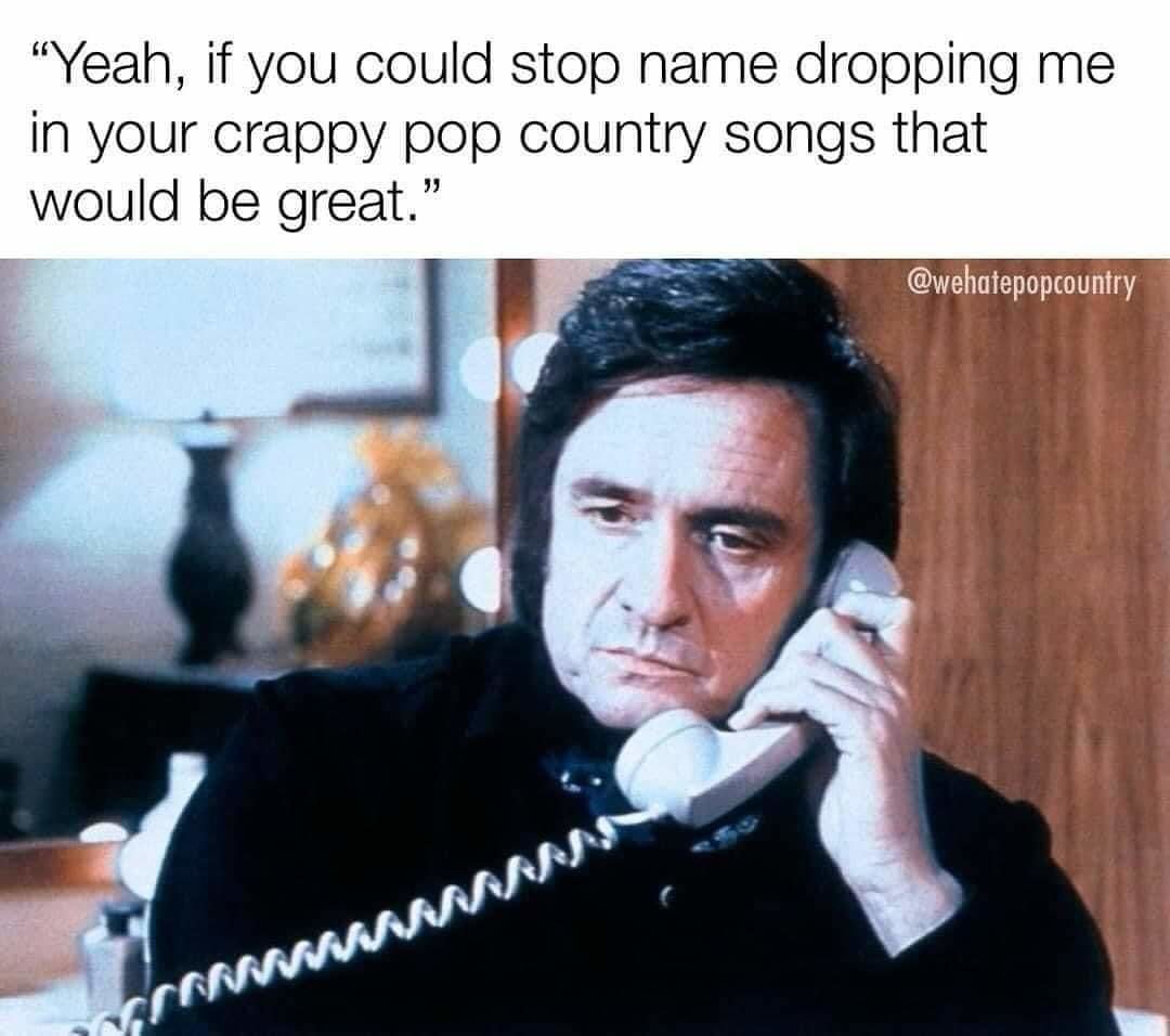 Traditional country was awesome - meme