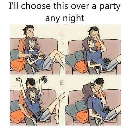 Party is overrated - meme