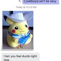 sexy pikachu cowboy