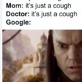 NEVER ask Google for health related things!!! LOL