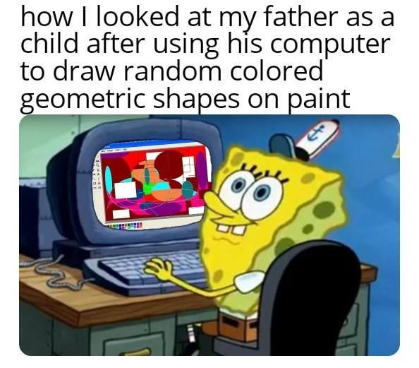Same paint chaos, same artistic pride - meme