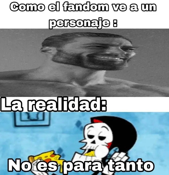 Digan personajes asi - meme