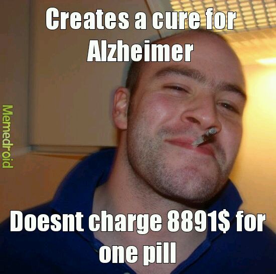 Cure for alzheimers - meme