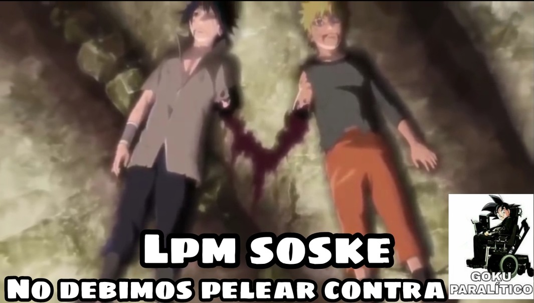 Naruto vs goku paralitico - meme