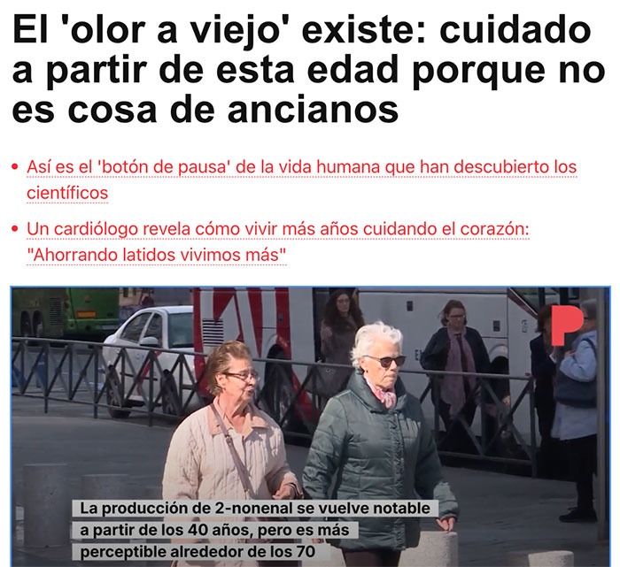 Sí bro, el olor a viejo existe y empieza a los 40 - meme