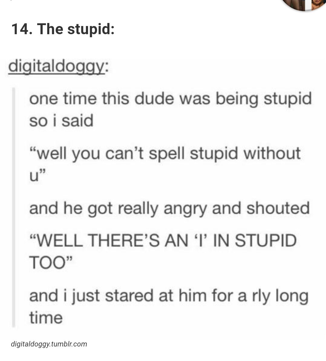 Stupid - meme