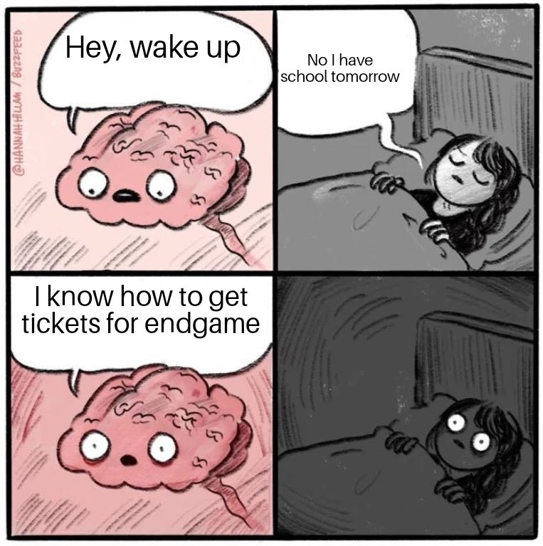 Endgame(not spoiler) - meme