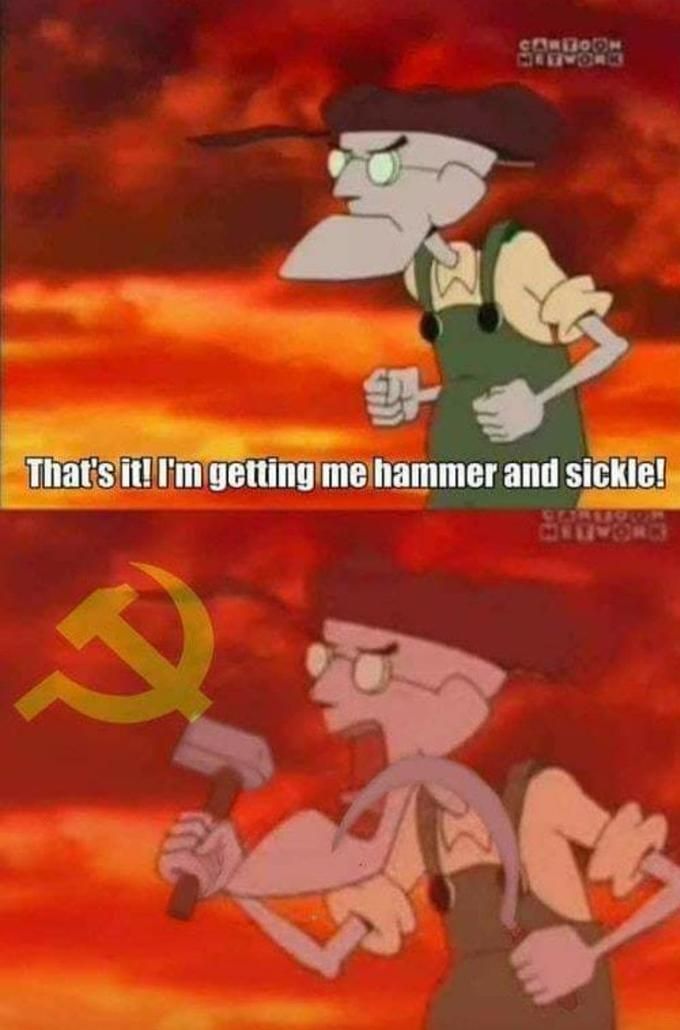 Eustace serves the soviet union - meme