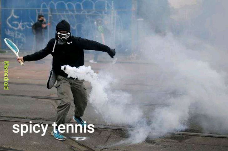 Spicy Tennis - meme
