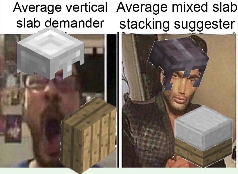 Vertical slabs are cringe - meme