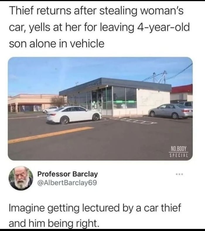 car thief meme