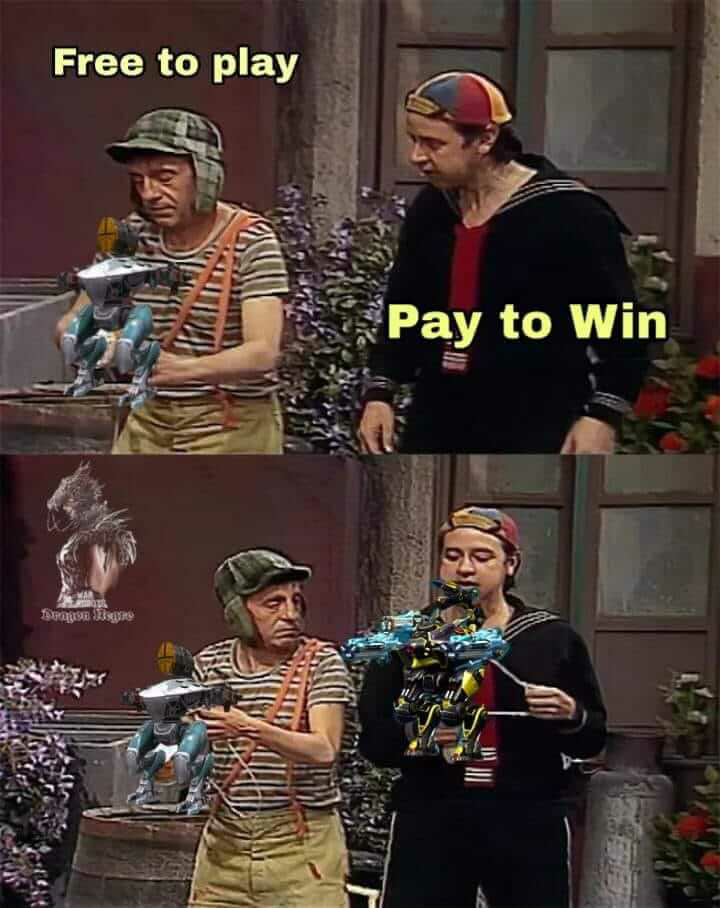 Como odio al pay to win - meme