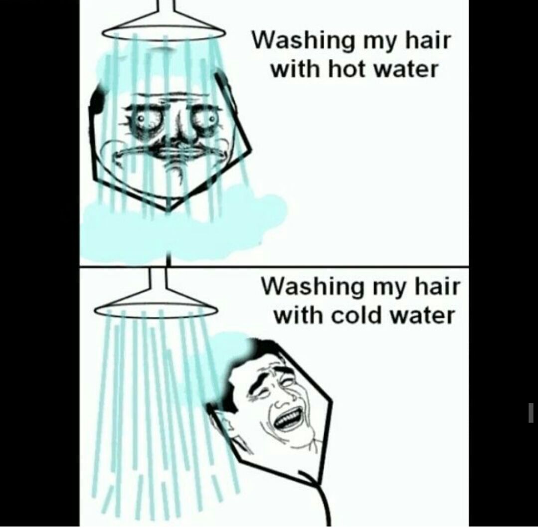 Мемы про холодную воду