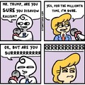 Not a dong in a "stone toss comic" because I'm not bathc