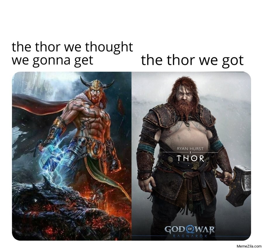 Jacked thor is back for Thor 4 - meme