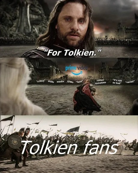 Por Tolkien - meme
