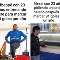 Mbappe vs Messi