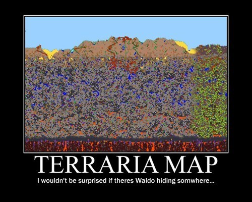 Nutshell, terraria is in it - meme
