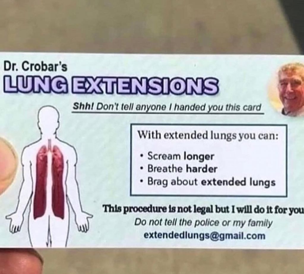 Lung extension - meme
