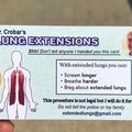 Lung extension