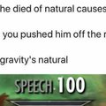 Gravity is natural