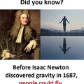 Darn you Isaac Newton
